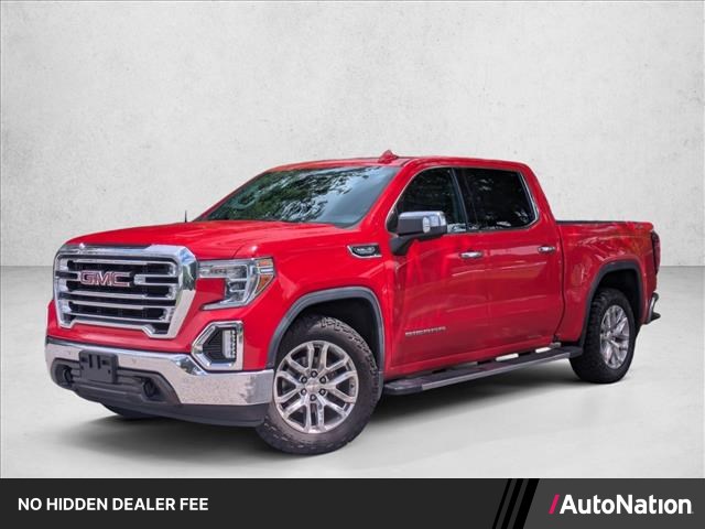 Cardinal Red 2020 GMC Sierra 1500 SLT Crew Cab 4WD Pickup Truck Four-Wheel Drive Automatic