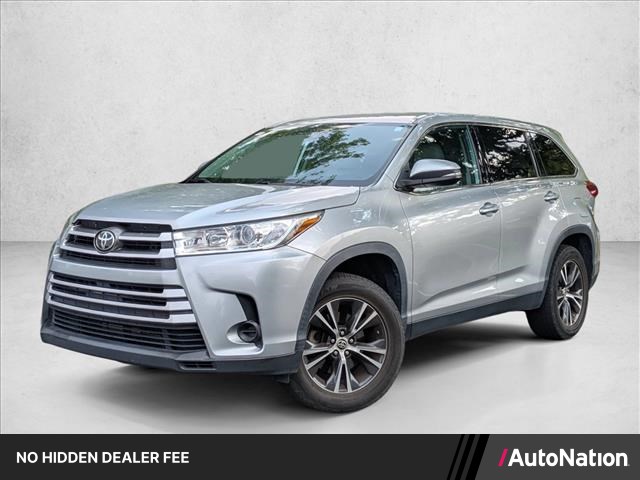 Silver/Gray 2019 Toyota Highlander SUV / Crossover Front-Wheel Drive 6-Speed Automatic