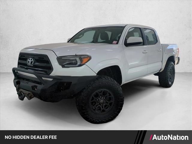 White 2016 Toyota Tacoma Pickup Truck Four-Wheel Drive Automatic