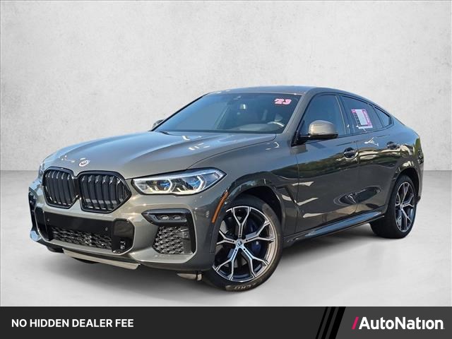 Gray (Dravit Grey Metallic) 2023 BMW X6 SUV / Crossover All-Wheel Drive Automatic