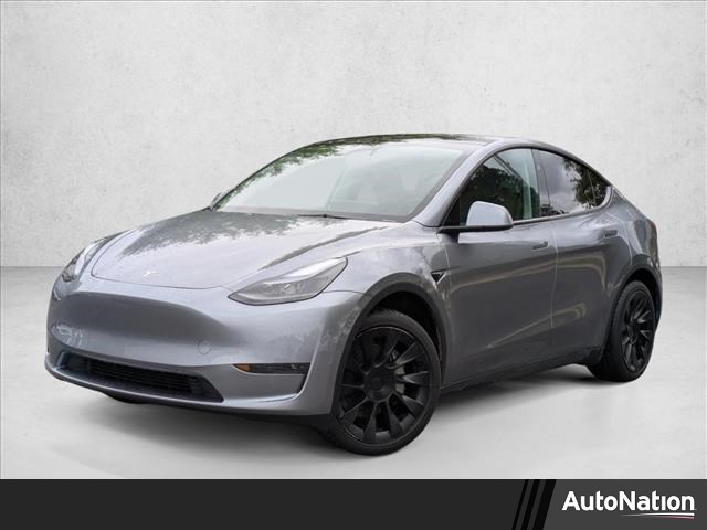 Gray 2025 Tesla Model Y Long Range RWD SUV / Crossover Rear-Wheel Drive Automatic