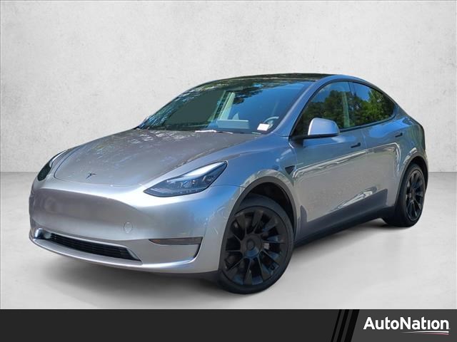 Gray 2025 Tesla Model Y Long Range RWD SUV / Crossover Rear-Wheel Drive Automatic