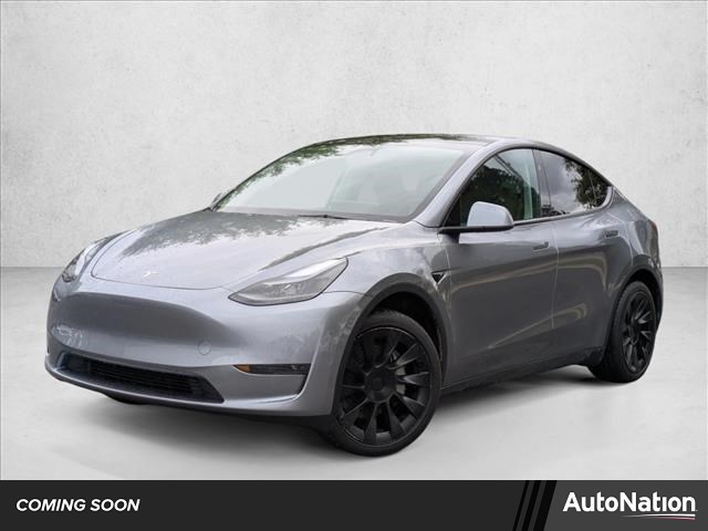 Gray 2025 Tesla Model Y Long Range RWD SUV / Crossover Rear-Wheel Drive Automatic