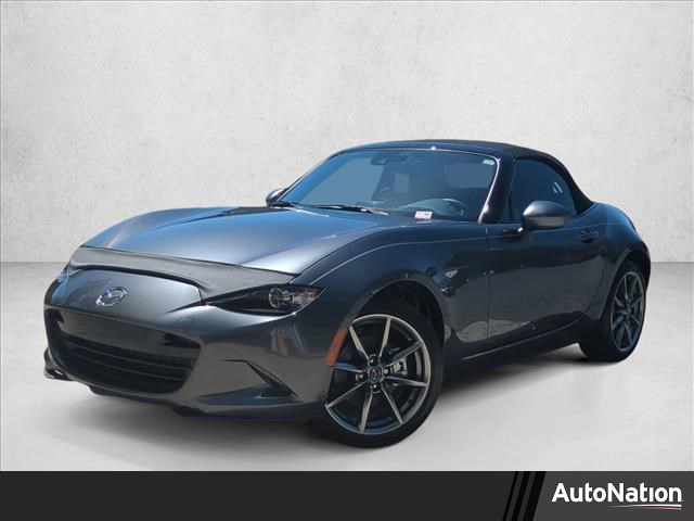 Machine Gray Metallic 2023 Mazda MX-5 Miata Grand Touring RWD Convertible Rear-Wheel Drive Automatic