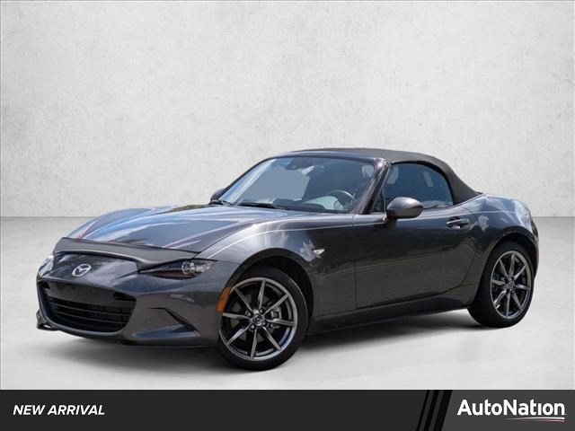 Machine Gray Metallic 2023 Mazda MX-5 Miata Grand Touring RWD Convertible Rear-Wheel Drive Automatic
