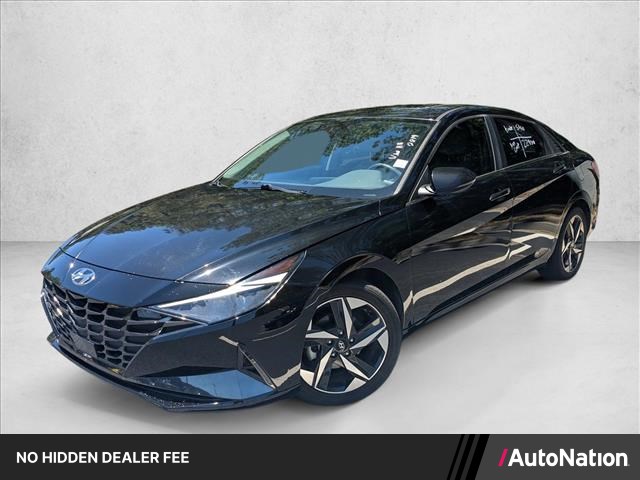 Onyx Black 2023 Hyundai Elantra Sedan Front-Wheel Drive Automatic