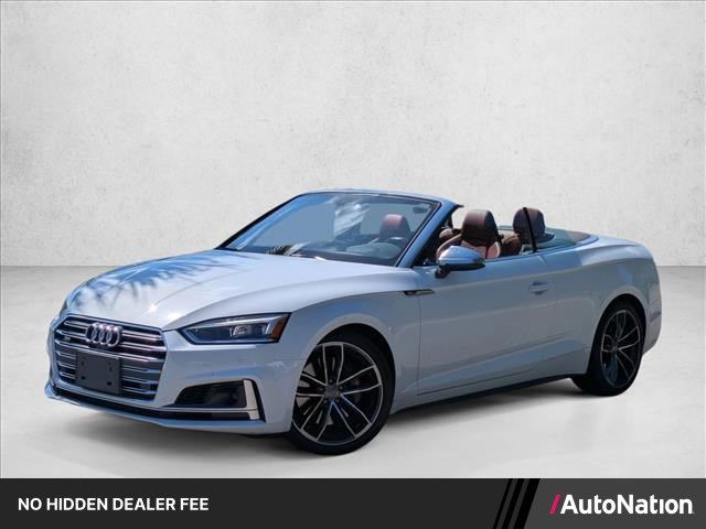 White 2018 Audi S5 3.0T quattro Prestige Cabriolet AWD Convertible All-Wheel Drive 7-Speed Automatic