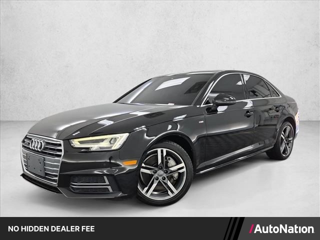Brilliant Black 2017 Audi A4 Sedan All-Wheel Drive Automatic