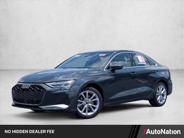 Arrow Gray Pearl Effect 2025 Audi A3 Sedan All-Wheel Drive Automatic
