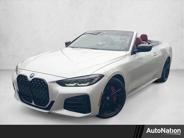 Mineral White Metallic 2022 BMW 4 Series M440i Convertible RWD Convertible Rear-Wheel Drive Automatic