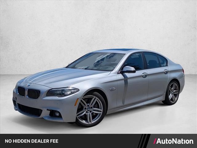 Silver/Gray 2014 BMW 5 Series 535i Sedan RWD Sedan Rear-Wheel Drive Automatic