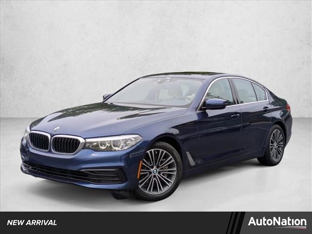 Mediterranean Blue Metallic 2019 BMW 5 Series 530i Sedan RWD Sedan Rear-Wheel Drive Automatic