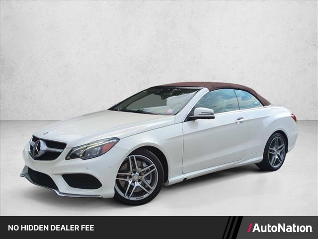 Polar White 2014 Mercedes-Benz E-Class Convertible Rear-Wheel Drive Automatic