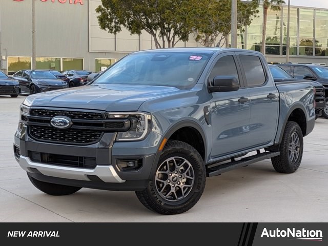 Blue (Azure Gray Metallic Tri-Coat) 2025 Ford Ranger XLT SuperCrew RWD Pickup Truck 4X2 Automatic