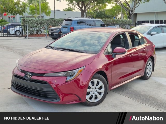 Red 2026 Toyota Corolla Sedan Front-Wheel Drive Continuously Variable Transmission