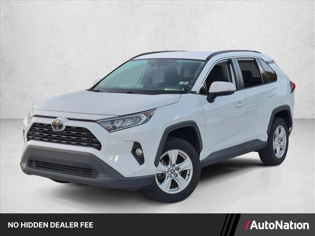 Super White 2020 Toyota RAV4 SUV / Crossover Front-Wheel Drive Automatic