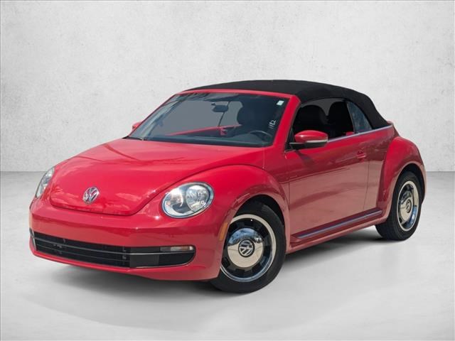 Red 2015 Volkswagen Beetle 1.8T Classic Convertible Convertible Front-Wheel Drive 6-Speed Automatic