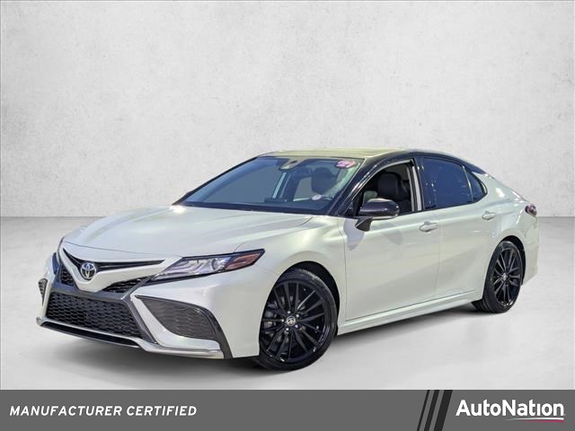 Wind Chill Pearl/Midnight Black Metallic 2021 Toyota Camry XSE FWD Sedan Front-Wheel Drive Automatic