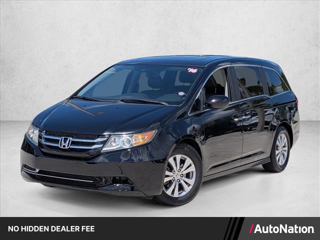 Crystal Black Pearl 2016 Honda Odyssey EX-L FWD Minivan Front-Wheel Drive Automatic
