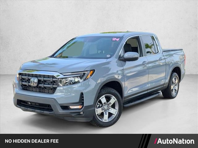 Sonic Gray Pearl 2024 Honda Ridgeline Pickup Truck All-Wheel Drive Automatic