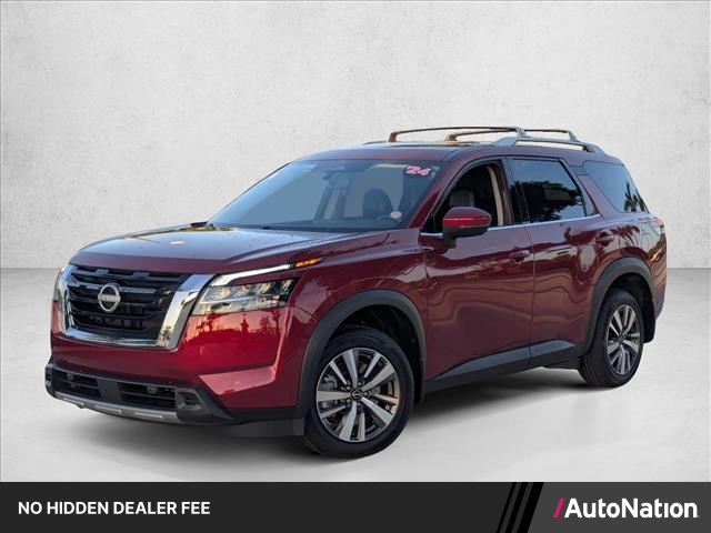 Red (Scarlet Ember) 2024 Nissan Pathfinder SL FWD SUV / Crossover Front-Wheel Drive Automatic