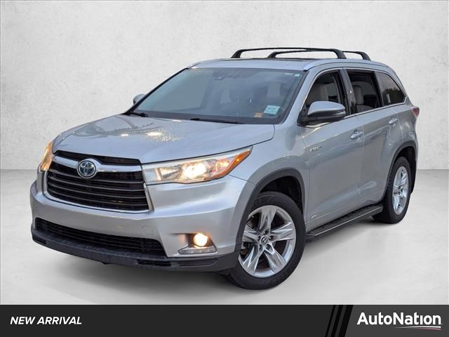 Silver Sky Metallic 2016 Toyota Highlander Hybrid Limited SUV / Crossover All-Wheel Drive Automatic