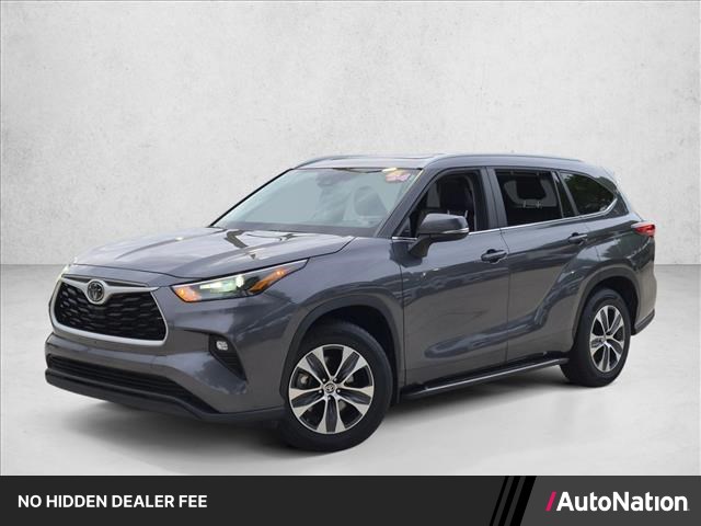 Magnetic Gray Metallic 2024 Toyota Highlander SUV / Crossover Front-Wheel Drive Automatic