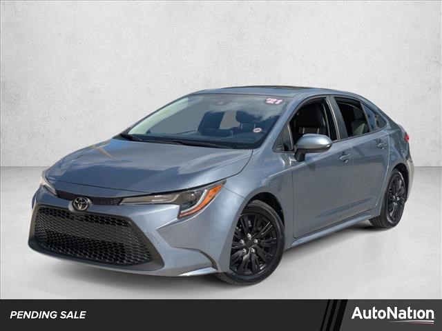 Celestite 2021 Toyota Corolla LE FWD Sedan Front-Wheel Drive Continuously Variable Transmission