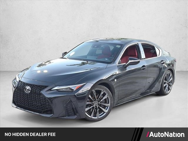 Black (Caviar) 2023 Lexus IS Sedan Rear-Wheel Drive Automatic