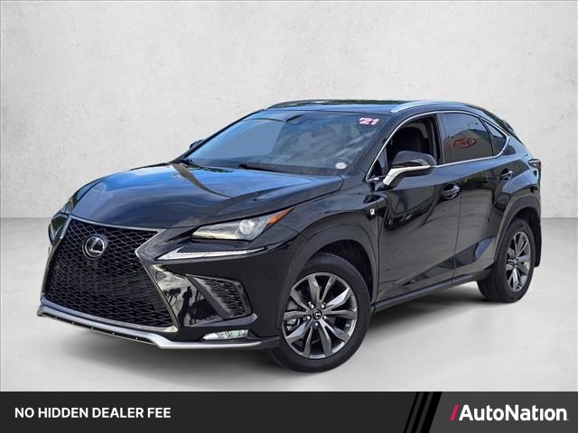 Black (Obsidian) 2021 Lexus NX 300 F Sport FWD SUV / Crossover Front-Wheel Drive Automatic