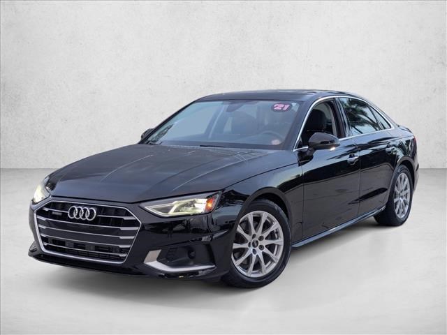 Mythos Black Metallic 2021 Audi A4 quattro Premium 40 TFSI AWD Sedan All-Wheel Drive Automatic