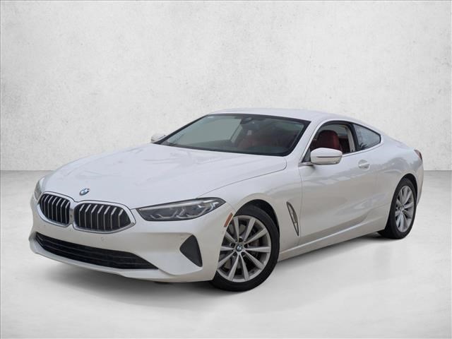 Mineral White Metallic 2020 BMW 8 Series 840i Coupe RWD Coupe Rear-Wheel Drive Automatic