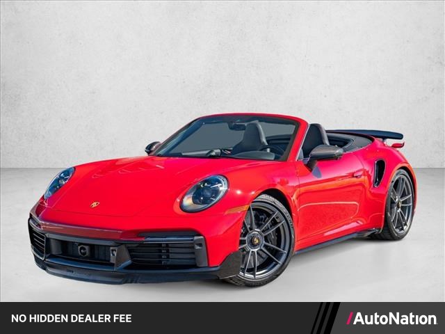 Carmine Red 2023 Porsche 911 Convertible All-Wheel Drive Automatic