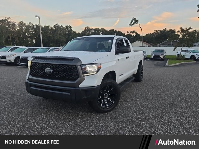 Super White 2019 Toyota Tundra Pickup Truck Four-Wheel Drive Automatic