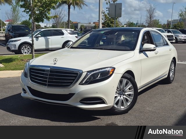White 2015 Mercedes-Benz S-Class S 550 Sedan Rear-Wheel Drive Automatic