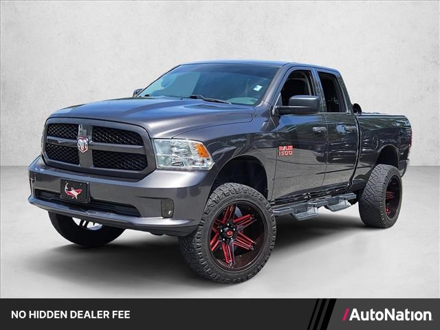 Gray (Granite Crystal Metallic Clearcoat) 2018 RAM 1500 Pickup Truck Four-Wheel Drive 8-Speed Automatic