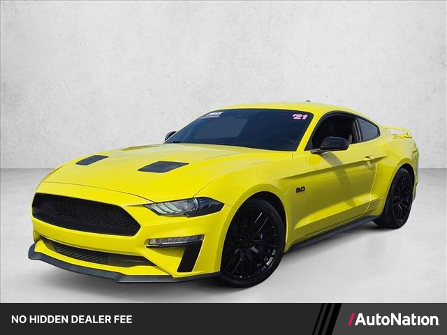 Grabber Yellow 2021 Ford Mustang GT Premium Coupe RWD Coupe Rear-Wheel Drive Automatic
