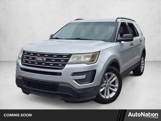 Ingot Silver Metallic 2017 Ford Explorer Base SUV / Crossover Front-Wheel Drive 6-Speed Automatic