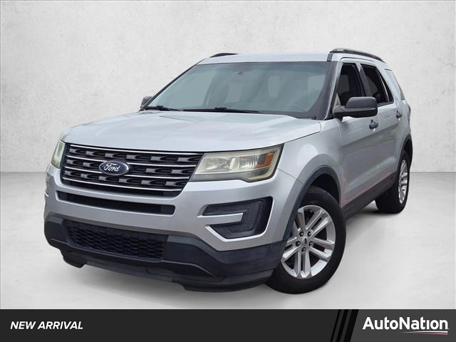Ingot Silver Metallic 2017 Ford Explorer Base SUV / Crossover Front-Wheel Drive 6-Speed Automatic