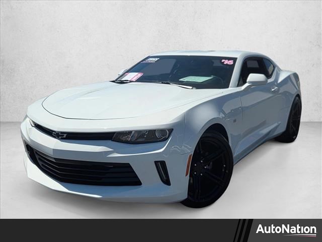 Summit White 2016 Chevrolet Camaro 1LT Coupe RWD Coupe Rear-Wheel Drive 6-Speed Manual