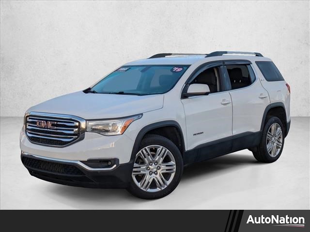 Summit White 2019 GMC Acadia SLE-2 FWD SUV / Crossover Front-Wheel Drive 6-Speed Automatic