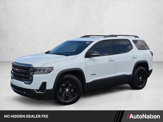 Summit White 2021 GMC Acadia SUV / Crossover Four-Wheel Drive 9-Speed Automatic