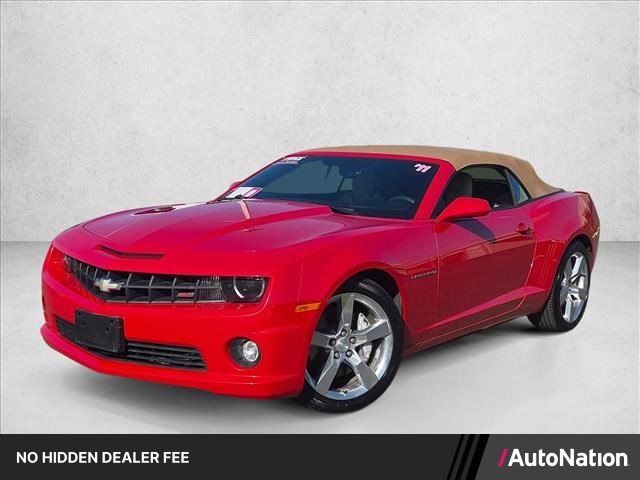 Victory Red 2011 Chevrolet Camaro Convertible Rear-Wheel Drive 6-Speed Automatic