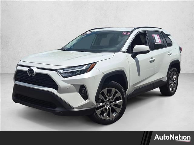 White (Wind Chill Pearl) 2023 Toyota RAV4 XLE Premium FWD SUV / Crossover Front-Wheel Drive Automatic