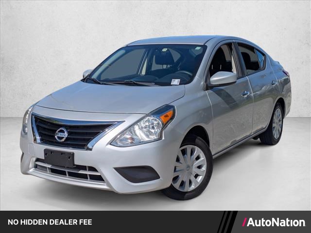 Brilliant Silver Metallic 2019 Nissan Versa SV FWD Sedan Front-Wheel Drive Automatic