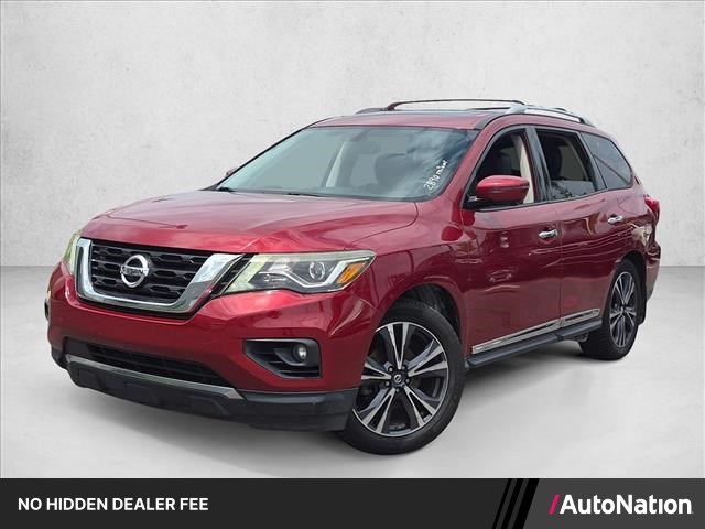 Cayenne Red Metallic 2017 Nissan Pathfinder Platinum SUV / Crossover Front-Wheel Drive Automatic