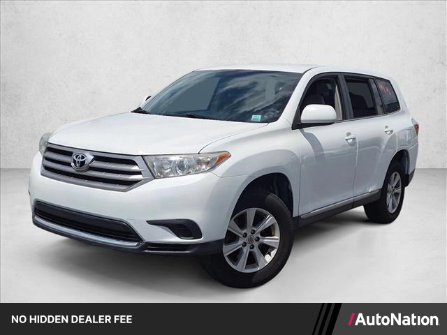 White (Blizzard Pearl) 2013 Toyota Highlander SUV / Crossover Automatic