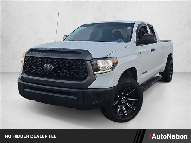 Super White 2019 Toyota Tundra Pickup Truck Four-Wheel Drive Automatic