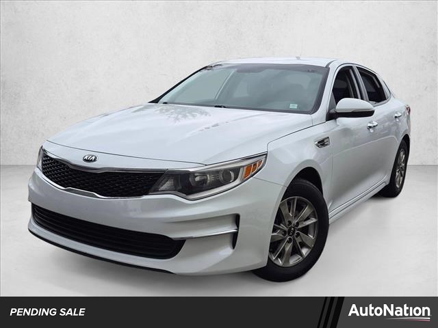 Snow White Pearl 2018 Kia Optima LX Sedan Front-Wheel Drive Automatic