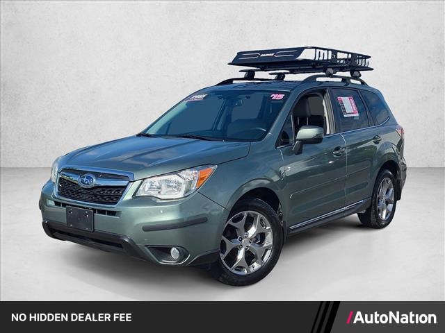 Jasmine Green Metallic 2015 Subaru Forester 2.5i Touring SUV / Crossover All-Wheel Drive Automatic